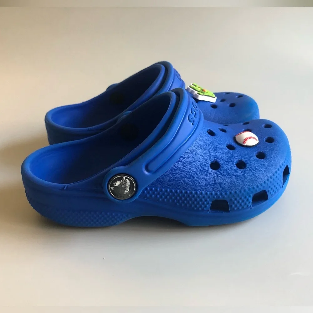Crocs Kids Classic Clog Blue Size: C10